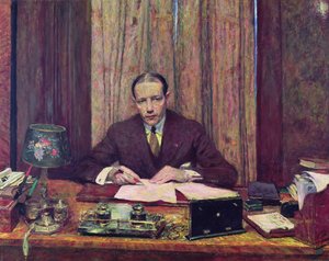 Lucien Rosengart (1881-1976) ok.1925 autorstwa Edouard Vuillard