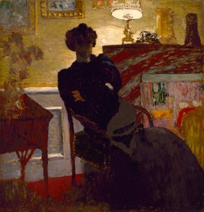 Madame Hessel w domu, ok. 1908 r. autorstwa Edouard Vuillard