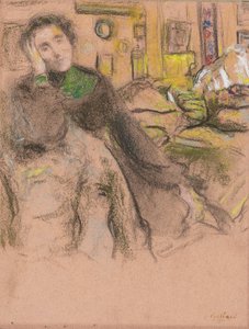 Madame Juliette Weil, studium III, 1927-1928 autorstwa Edouard Vuillard