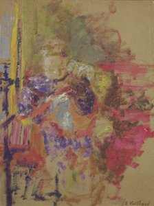 Szwalnia Madame Vuillard, ok. 1905 r. autorstwa Edouard Vuillard