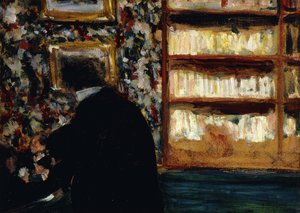 Monsieur Natanson w Bibliotece autorstwa Edouard Vuillard