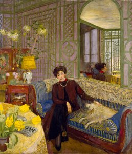 Portret Marcelle Aron, żony Tristana Bernarda (1866-1947) 1914 autorstwa Edouard Vuillard