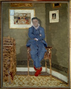 Portret malarza Felixa Vallottona (1865-1925) autorstwa Edouard Vuillard