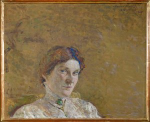Portret aktorki Suzanne Desprez autorstwa Edouard Vuillard