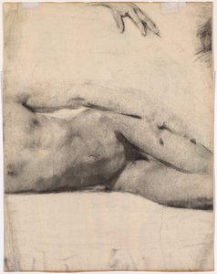 Leżący akt męski (verso) autorstwa Edouard Vuillard