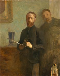 Autoportret z Waroquy, 1889 autorstwa Edouard Vuillard