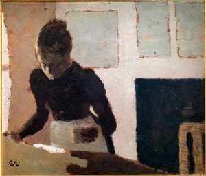 Prasownica XX wieku (olej na płótnie) autorstwa Edouard Vuillard