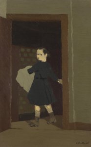 Dziecko u drzwi, 1891-92 autorstwa Edouard Vuillard