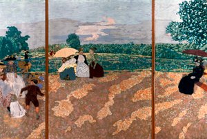 Szczegół Ogrodów Publicznych, 1894 autorstwa Edouard Vuillard
