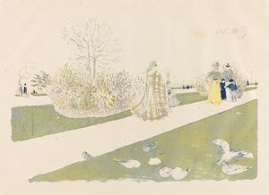 Ogród Tuileries autorstwa Edouard Vuillard