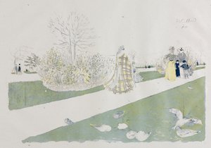 Ogród Tuileries autorstwa Edouard Vuillard
