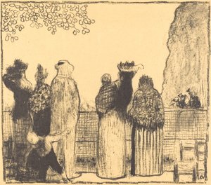 Tuileries Les Tuileries, opublikowane 1895. autorstwa Edouard Vuillard