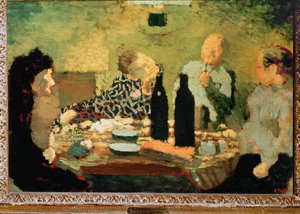 Rodzina po posiłku autorstwa Edouard Vuillard