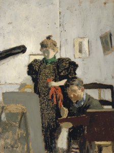 Vallotton i Natanson autorstwa Edouard Vuillard