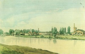 Niemcy: Fabryki Borsig w Moabit autorstwa Eduard Gaertner