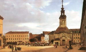 Rosyjski: "Spittelmarkt w Berlinie"
Niemiecki: Spittelmarkt
