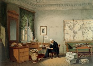 Baron Alexander von Humboldt (1769-1859) w swoim studium