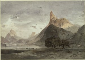 Botafogo w Rio de Janeiro autorstwa Eduard Hildebrandt