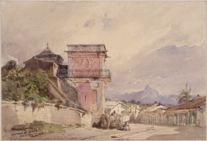 Fontanna przy Rua do Conde. Rio de Janeiro autorstwa Eduard Hildebrandt
