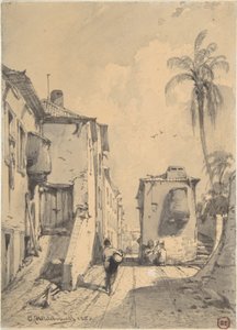 Orientalna scena uliczna