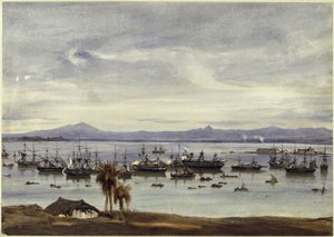 Panorama Rio de Janeiro autorstwa Eduard Hildebrandt