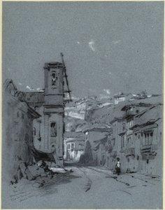 Ulica Misericordia w Rio de Janeiro autorstwa Eduard Hildebrandt