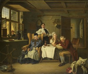 Czytanie Biblii autorstwa Eduard Karl Gustav Lebrecht Pistorius