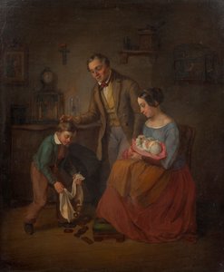 Rodzina na prezentach Nikolo