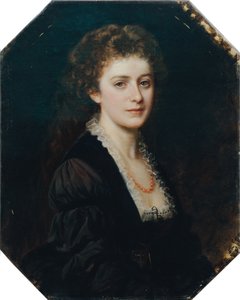 portret damy autorstwa Eduard Ritter von Engerth