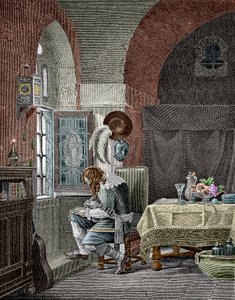 Człowiek w żelaznej masce, więzień — Edouard Schuler autorstwa Eduard Schuler