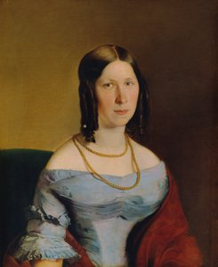 portret damy autorstwa Eduard Swoboda