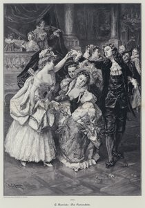 Farandole z Baletu Opery Marsylskiej (grafika) autorstwa Eduardo Leon Garrido