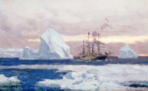 Argentyńska korweta Urugwaj na Antarktydzie