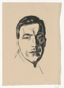 Albrecht Schmidt (kowal) autorstwa Edvard Munch
