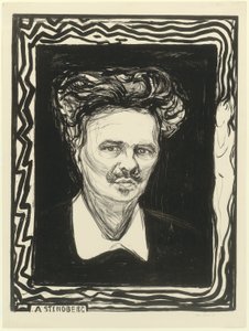August Strindberg autorstwa Edvard Munch