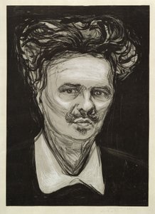 August Strindberg autorstwa Edvard Munch