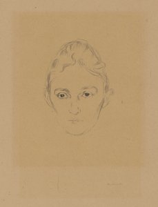 Z albumu „Z domu Maxa Linde’a”: Marie Linde autorstwa Edvard Munch