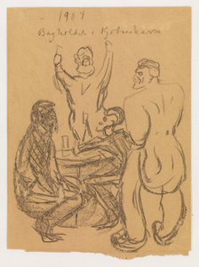 Zasadzka w Kopenhadze autorstwa Edvard Munch