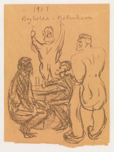 Zasadzka w Kopenhadze autorstwa Edvard Munch