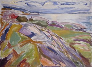 Krajobraz wybrzeża, Hvitsten autorstwa Edvard Munch