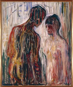 Kupidyn i Psyche autorstwa Edvard Munch