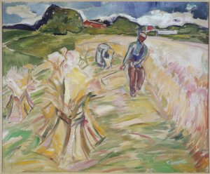 Pole pszenicy autorstwa Edvard Munch