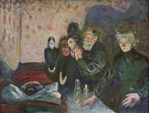 Walka o śmierć autorstwa Edvard Munch