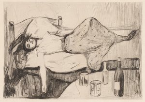 Dzień później. 1894 autorstwa Edvard Munch