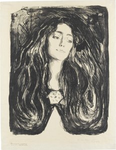 Broszka. Eva Mudocci autorstwa Edvard Munch