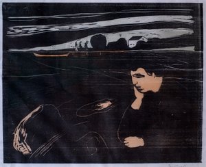 Wieczór (Melancholia III) autorstwa Edvard Munch