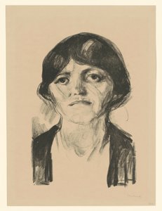 Głowa kobiety autorstwa Edvard Munch