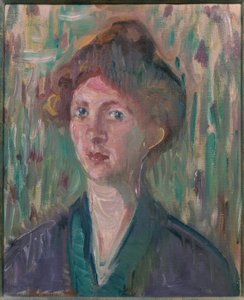 Portret kobiety autorstwa Edvard Munch
