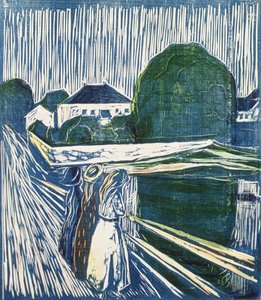 Dziewczyny na moście autorstwa Edvard Munch