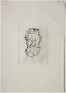 Głowa mężczyzny autorstwa Edvard Munch